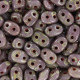 SuperDuo Beads 2.5x5mm Opaque Violet - Picasso